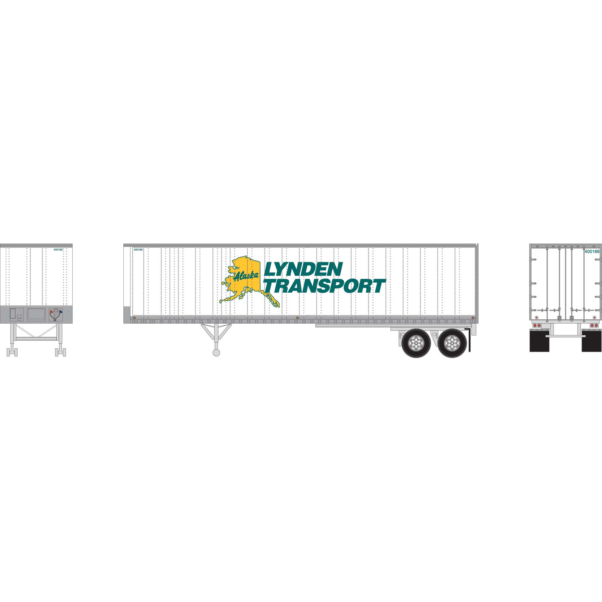 N 40′ Fruehauf Trailer, Lynden Transport #400166