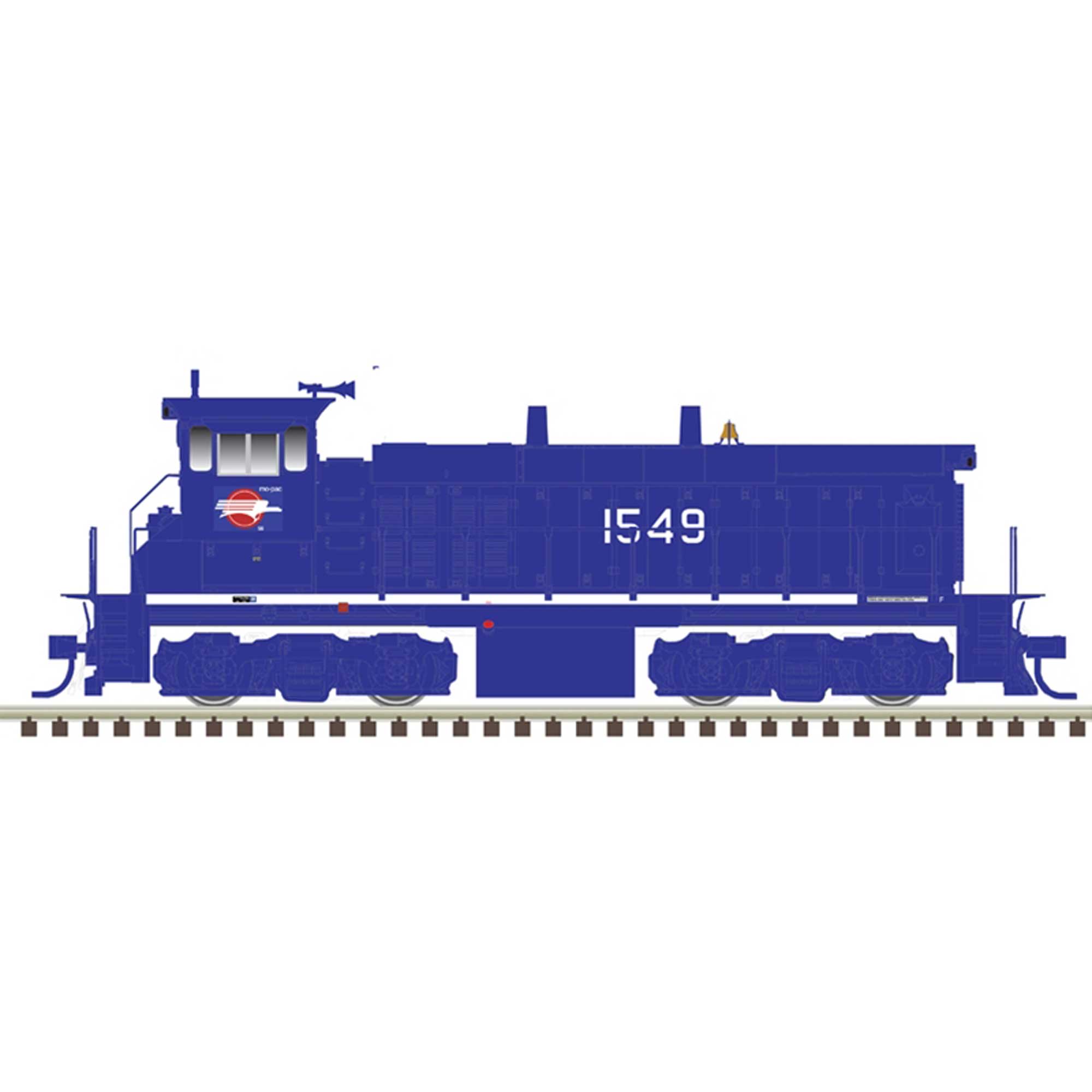 Missouri Pacific 1538 (Blue/White)