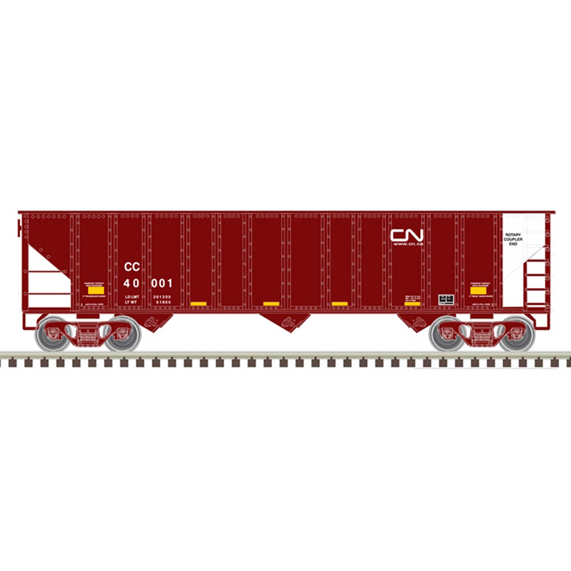 Canadian National (CC) 40194 (Brown/White)