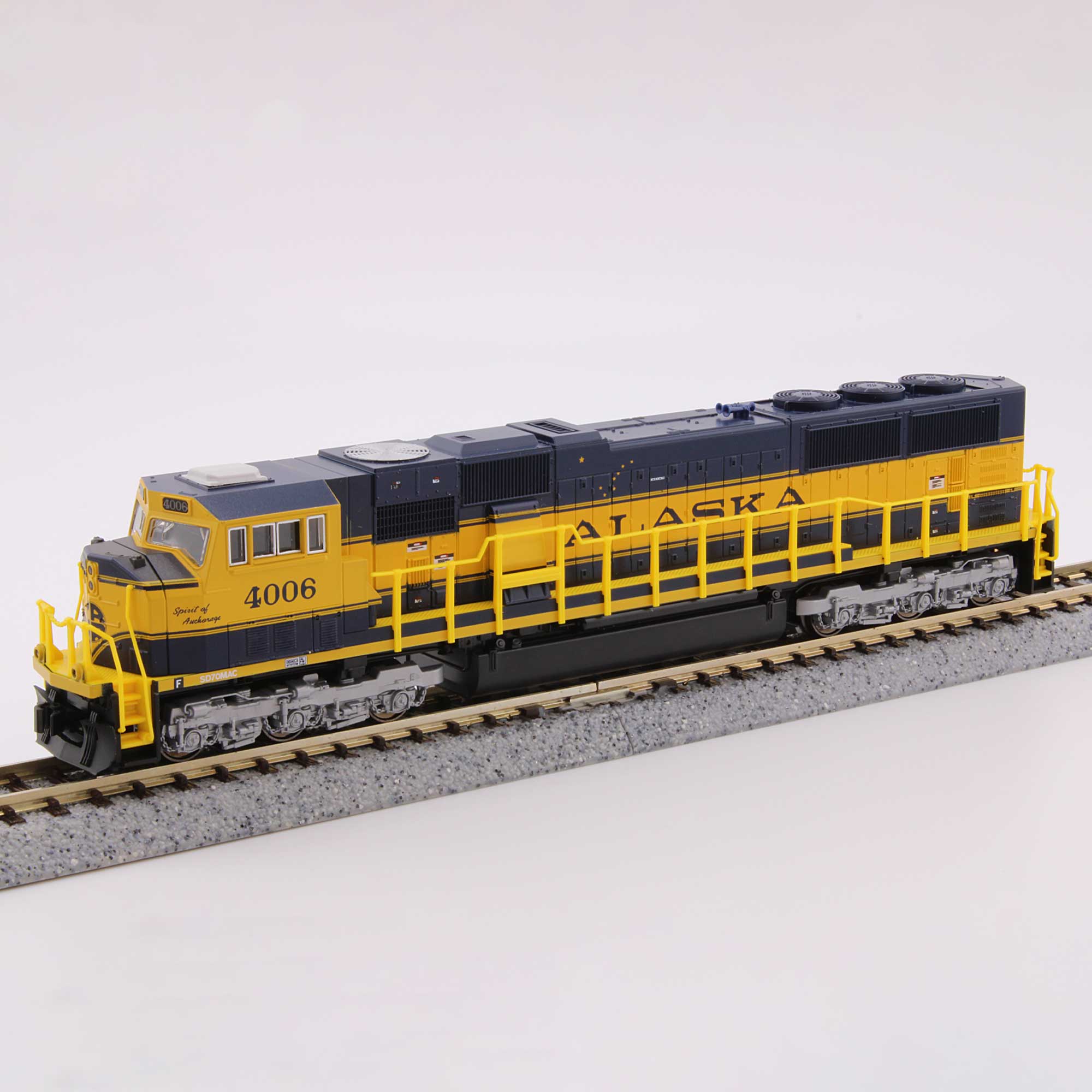 (N) SD70MAC Alaska Railroad #4015 “Spirit of North Pole” w/ Preinstalled DCC + Sound