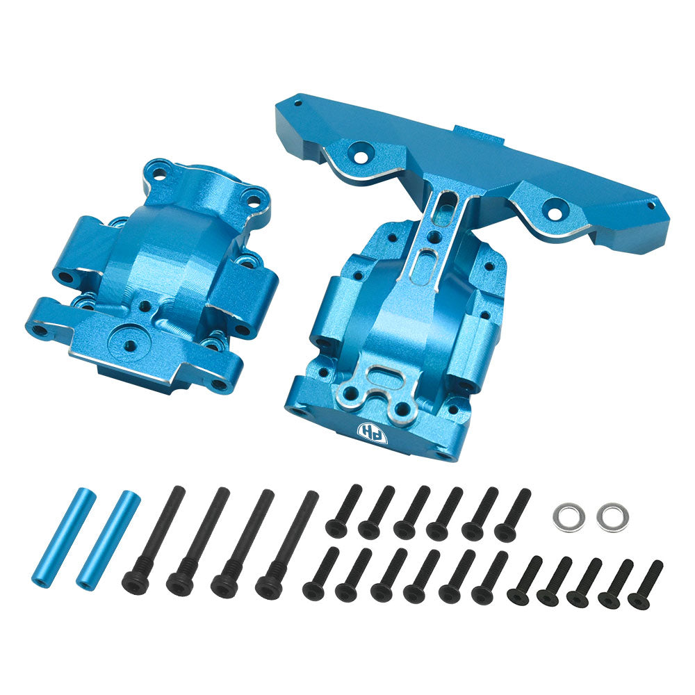 Powerhobby 7075 Aluminum Front Gearbox Blue FOR Traxxas Mini Maxx