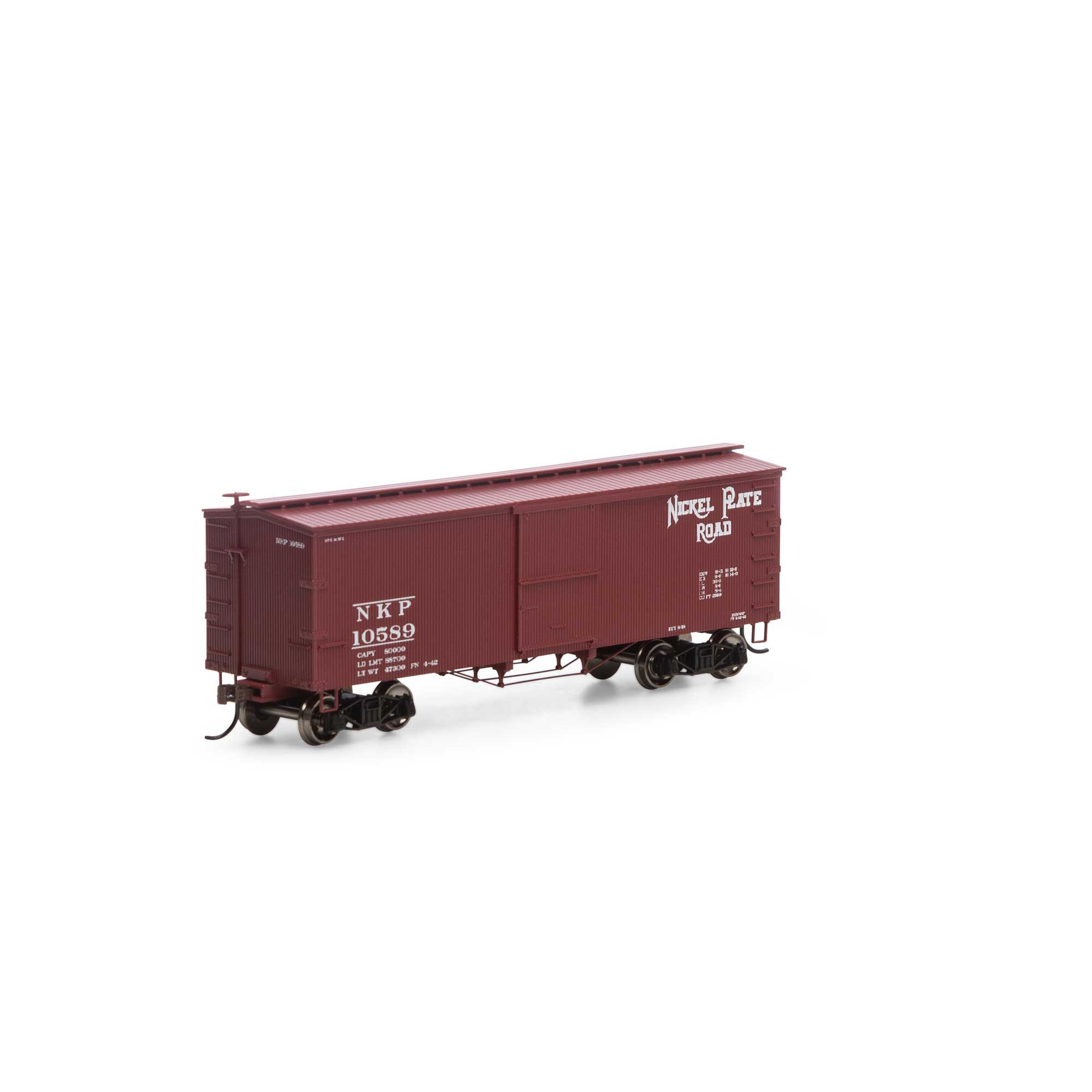 HO 36′ Old Time Wood Box, NKP #10589