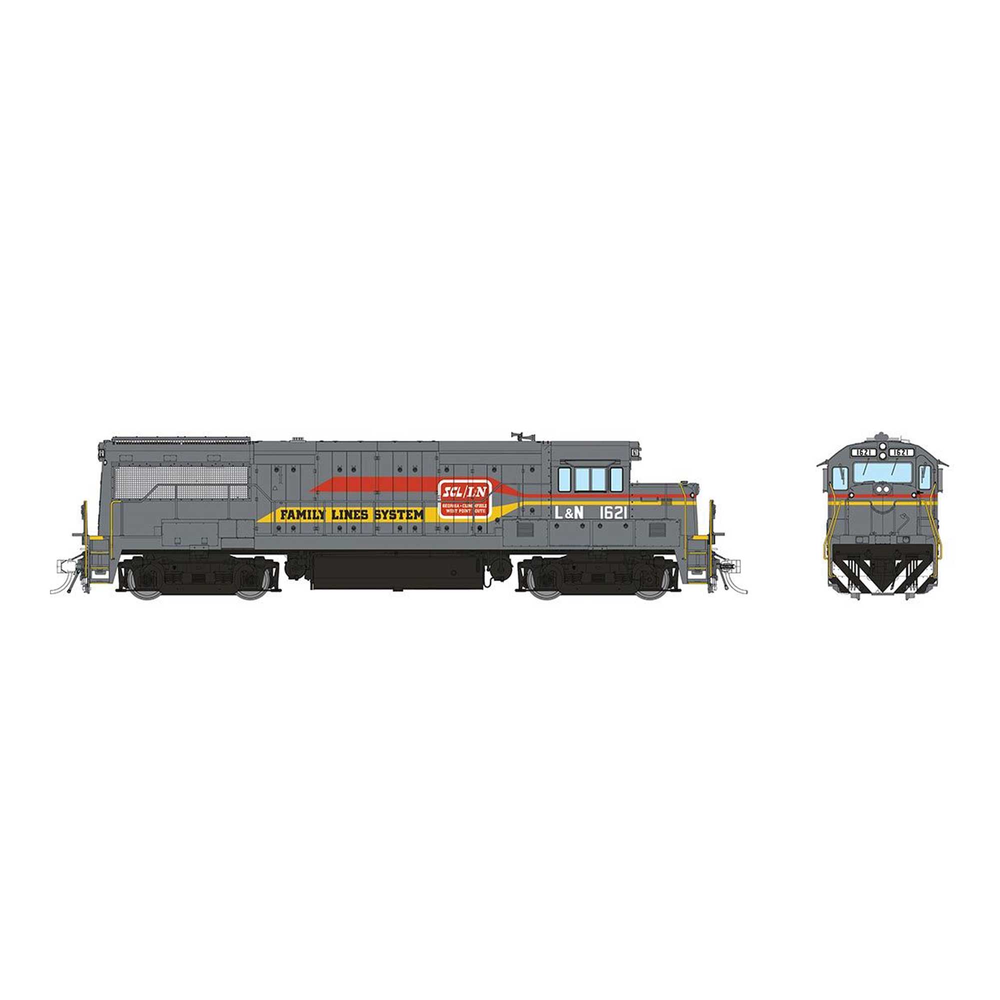 HO GE U25B Low Hood (DC/DCC/Sound): Family Lines System: #1621