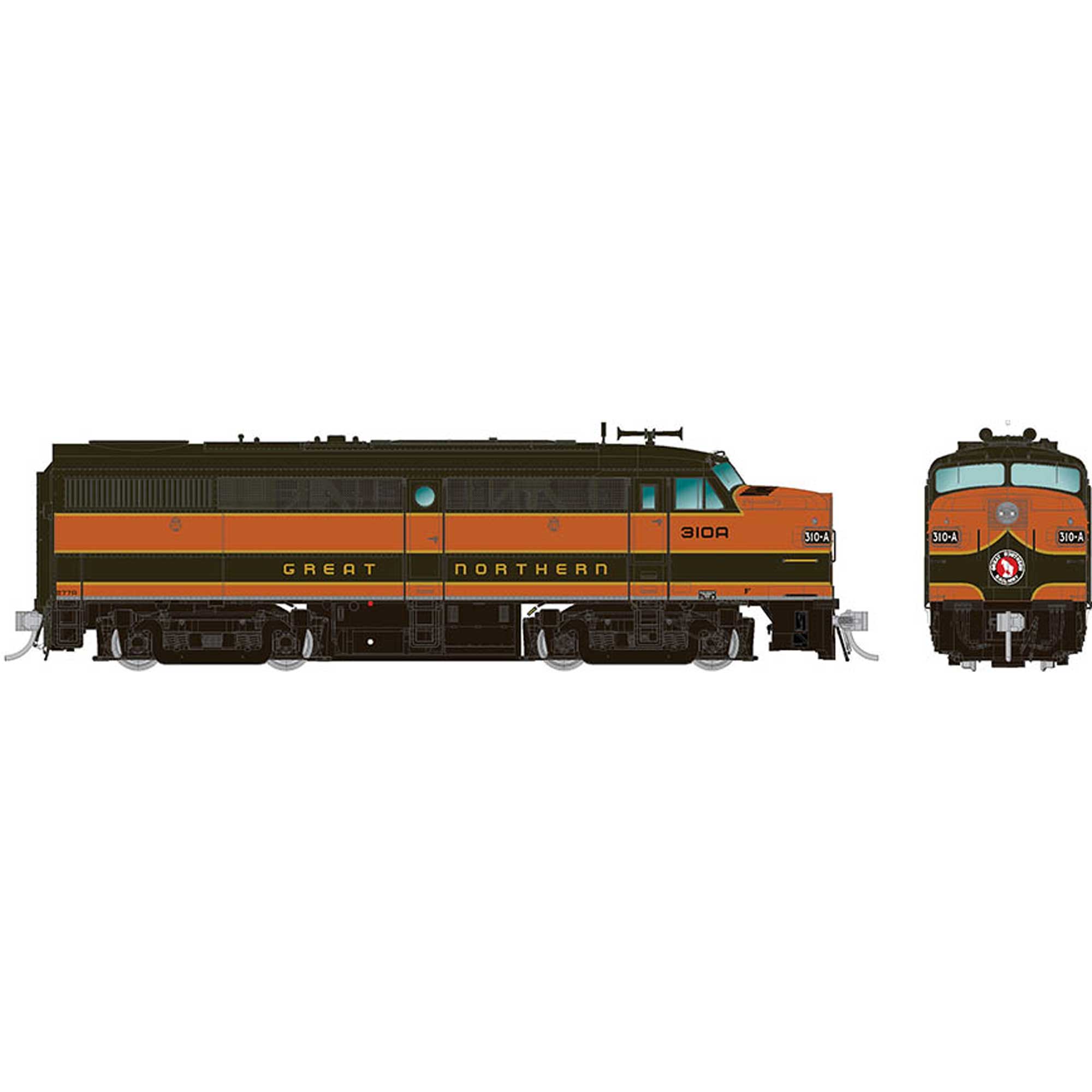 HO ALCo FA-1 DC/Silent Great Northern: #440D