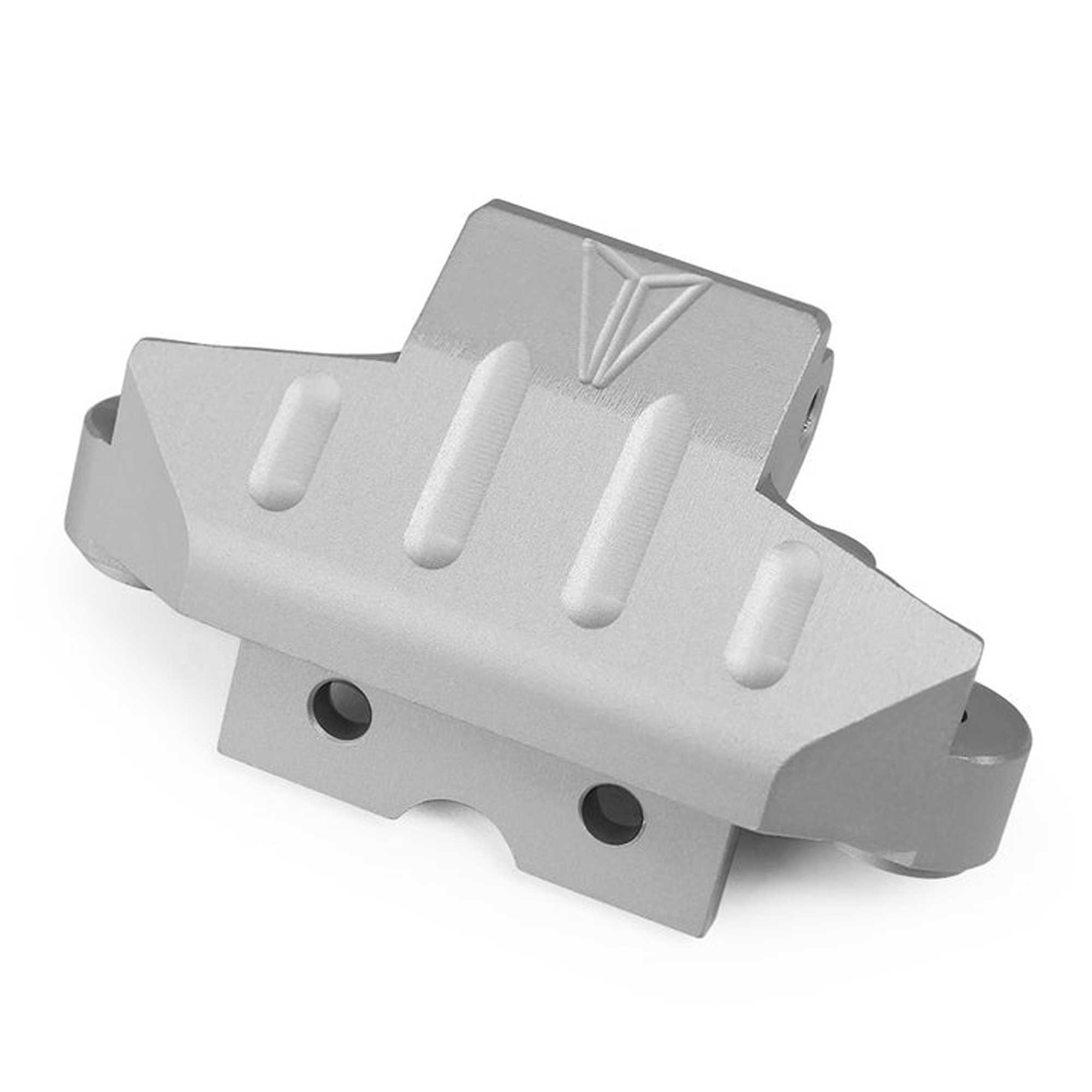 Front Skid Plate, Clear Anodized: Axial Yeti